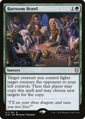 Magic: The Gathering - Barroom Brawl - Commander Legends: Battle for Baldur's Gate