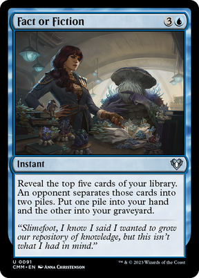 Magic: The Gathering - Fact or Fiction Foil - Commander Masters