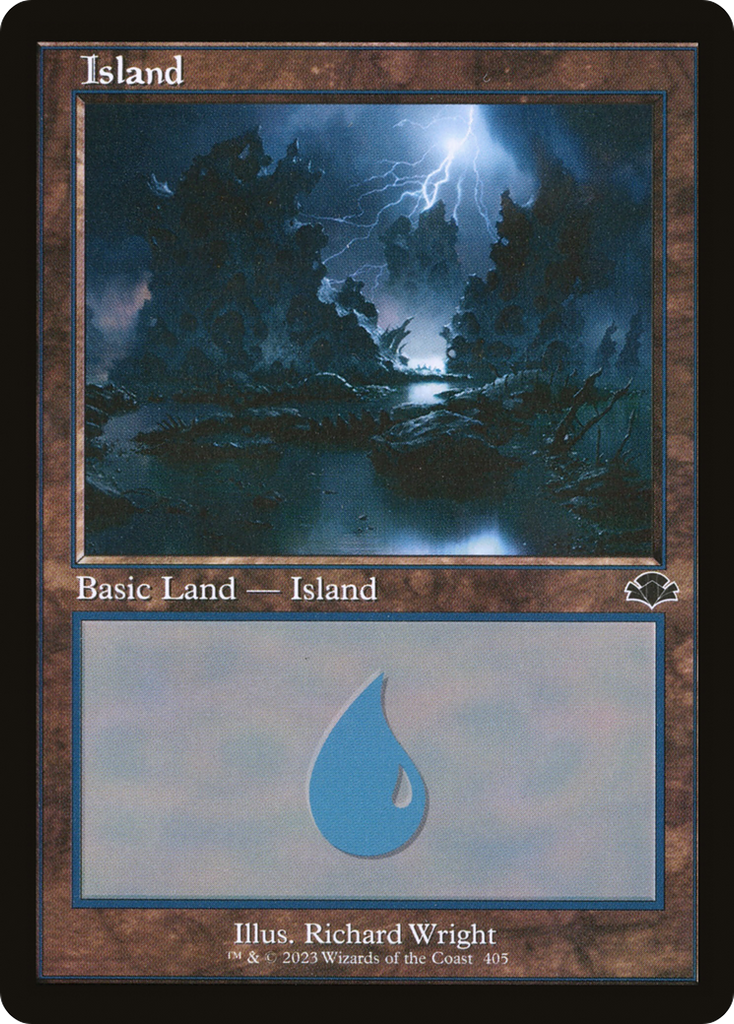 Magic: The Gathering - Island #405 Foil - Dominaria Remastered