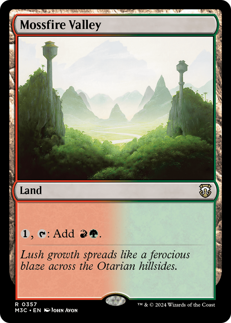 Magic: The Gathering - Mossfire Valley - Modern Horizons 3 Commander