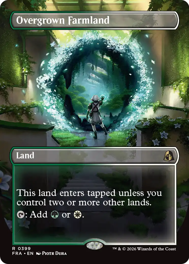 Magic: The Gathering - Overgrown Farmland - Reality Fracture