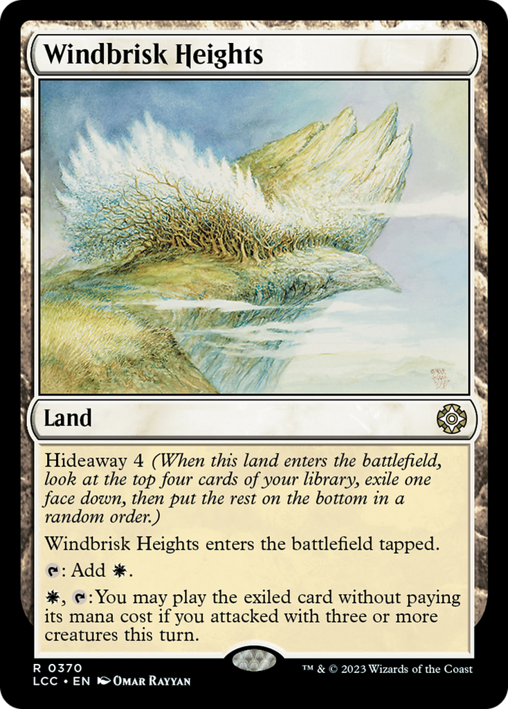 Magic: The Gathering - Windbrisk Heights - The Lost Caverns of Ixalan Commander