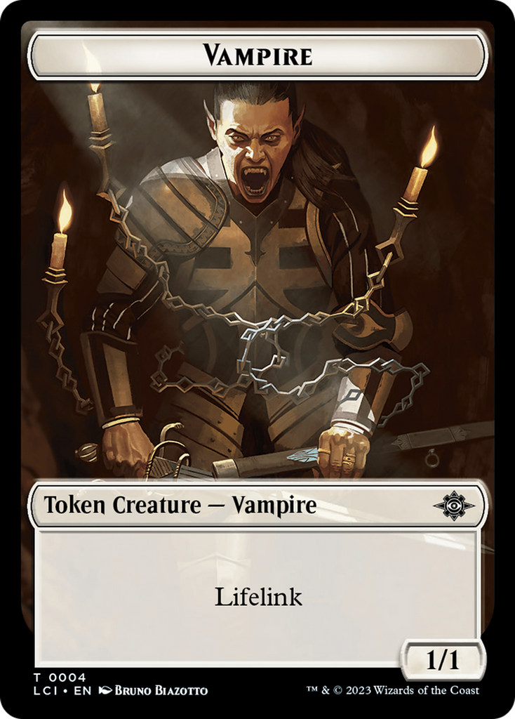 Magic: The Gathering - Vampire Token - The Lost Caverns of Ixalan Tokens