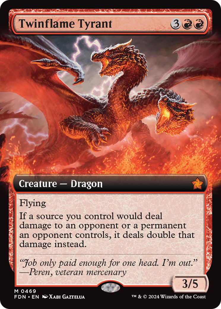 Magic: The Gathering - Twinflame Tyrant Foil - Foundations