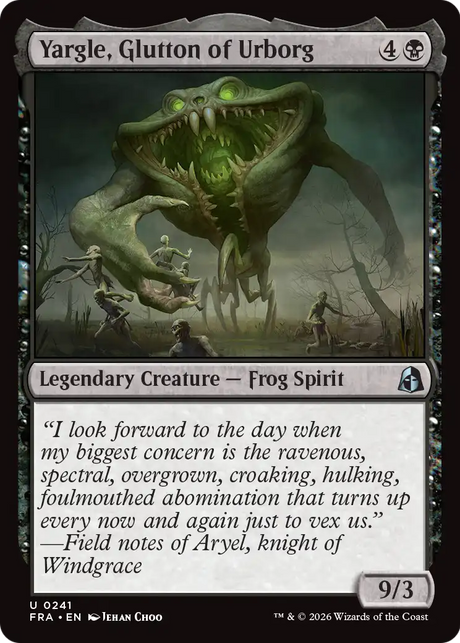 Magic: The Gathering - Yargle, Glutton of Urborg - Reality Fracture