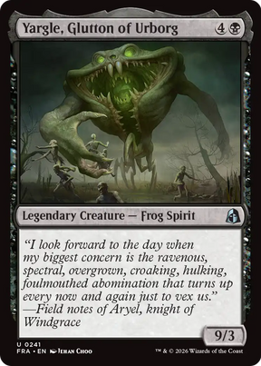 Magic: The Gathering - Yargle, Glutton of Urborg Foil - Reality Fracture