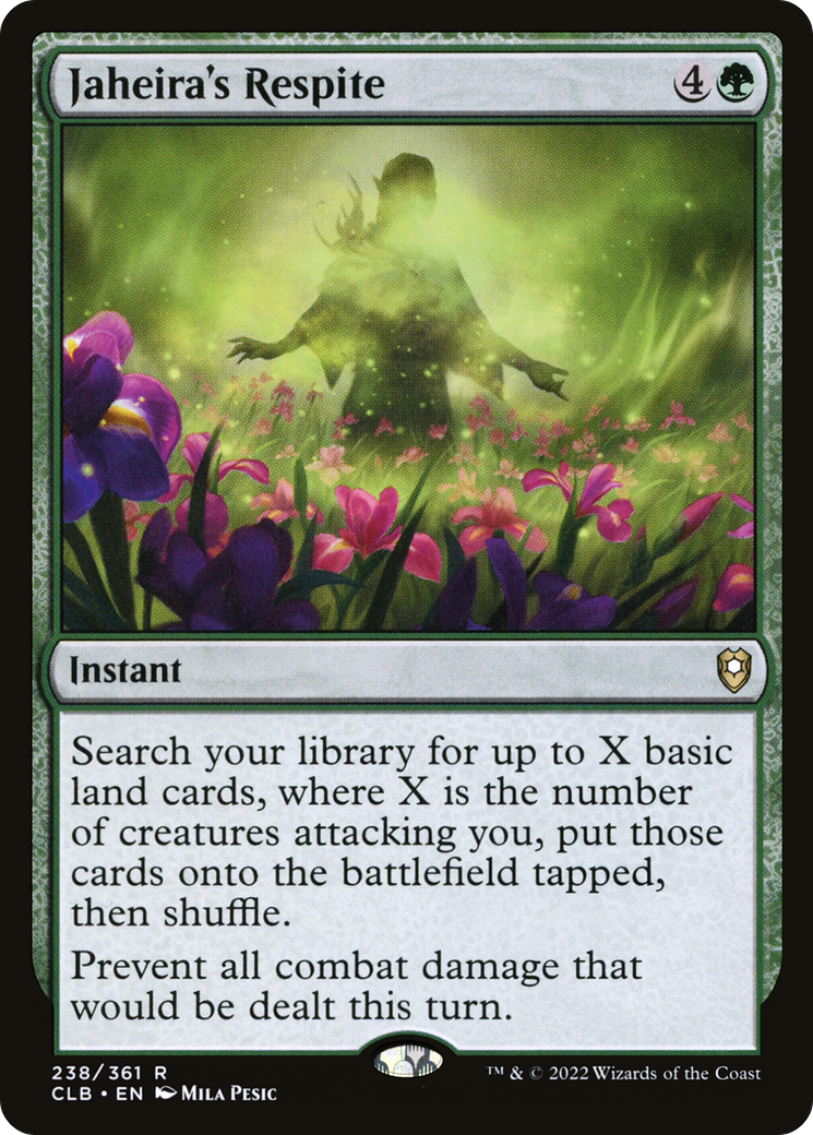 Magic: The Gathering - Jaheira's Respite - Commander Legends: Battle for Baldur's Gate