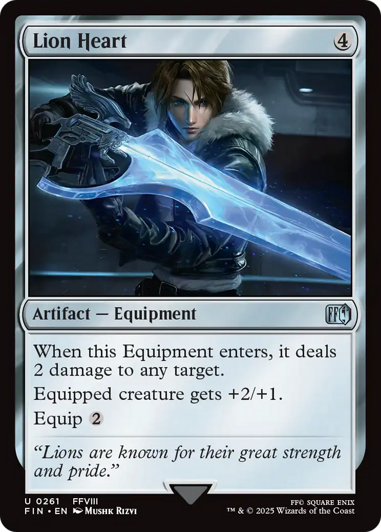 Magic: The Gathering - Lion Heart Foil - Final Fantasy
