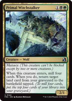 Magic: The Gathering - Primal Witchstalker - Reality Fracture
