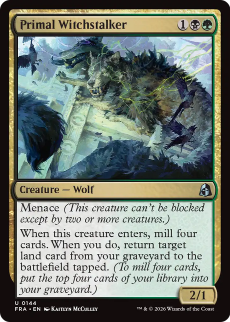 Magic: The Gathering - Primal Witchstalker - Reality Fracture