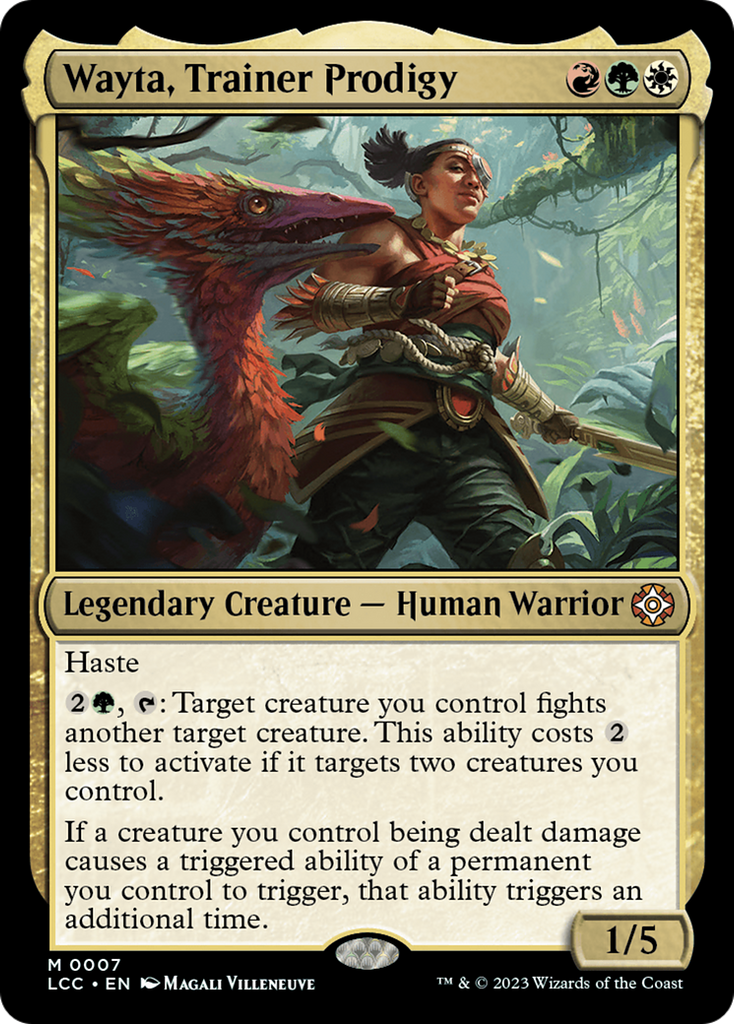 Magic: The Gathering - Wayta, Trainer Prodigy Foil - The Lost Caverns of Ixalan Commander