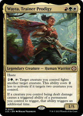Magic: The Gathering - Wayta, Trainer Prodigy - The Lost Caverns of Ixalan Commander