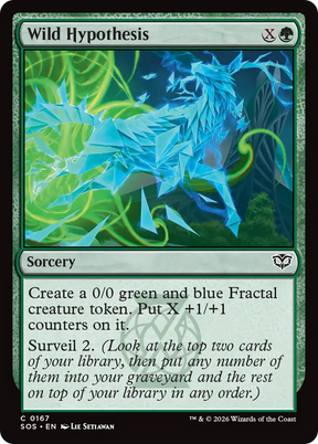 Magic: The Gathering - Wild Hypothesis - Secrets of Strixhaven