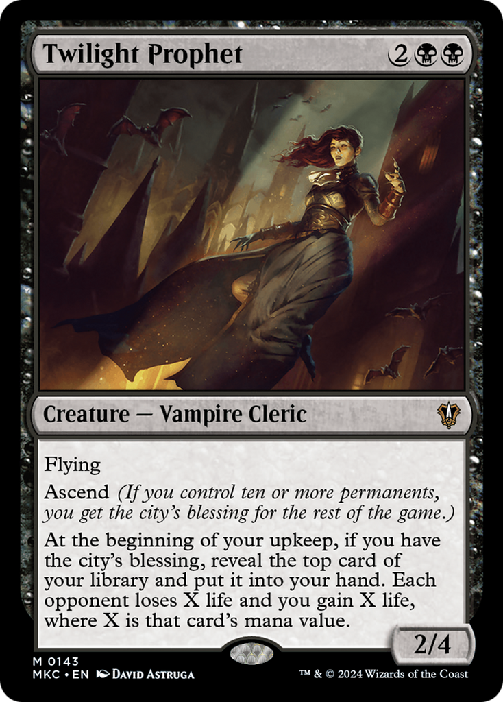 Magic: The Gathering - Twilight Prophet - Murders at Karlov Manor Commander