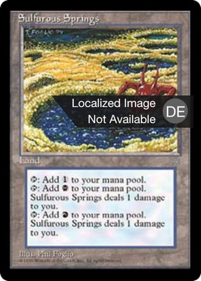 Magic: The Gathering - Schwefelquellen - Ice Age