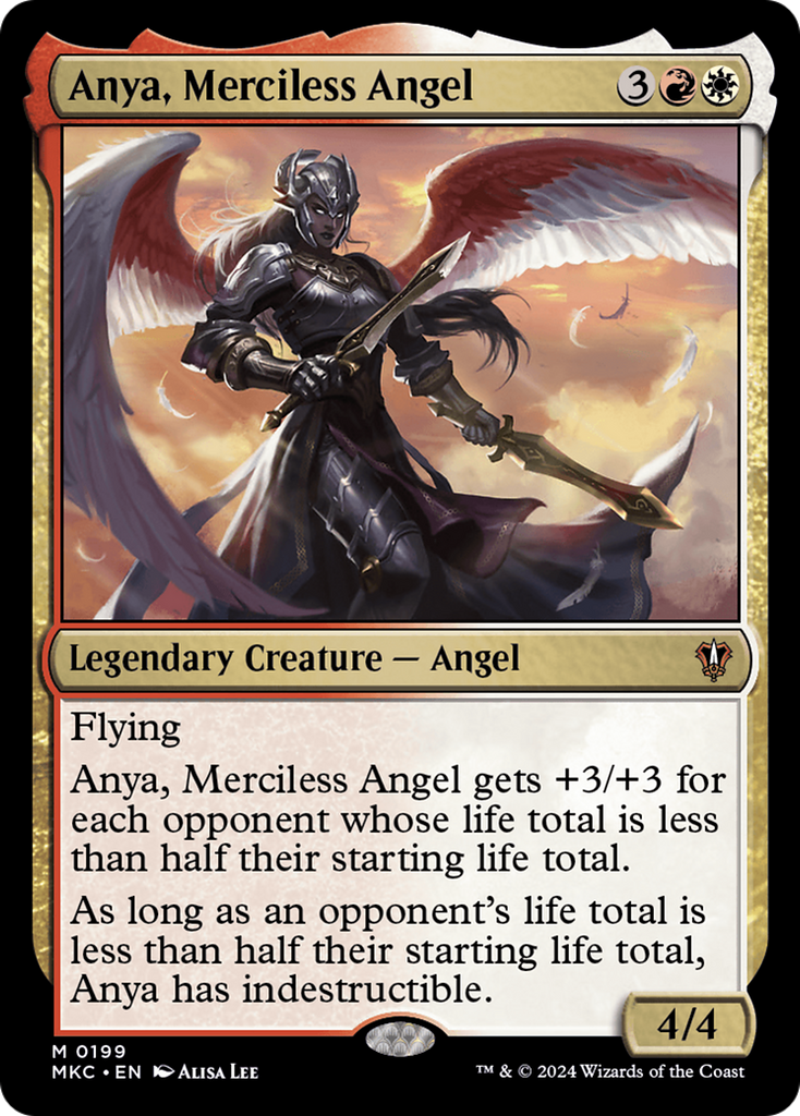 Magic: The Gathering - Anya, Merciless Angel - Murders at Karlov Manor Commander