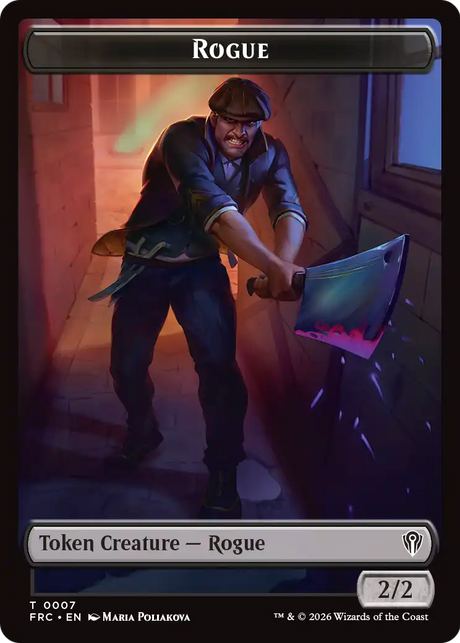 Magic: The Gathering - Rogue Token - Reality Fracture Commander Tokens