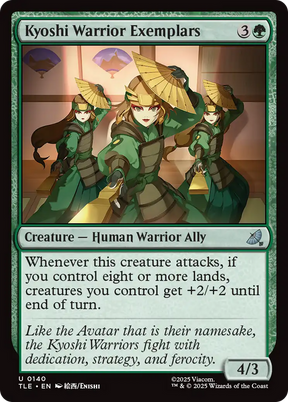 Magic: The Gathering - Kyoshi Warrior Exemplars - Avatar: The Last Airbender Eternal