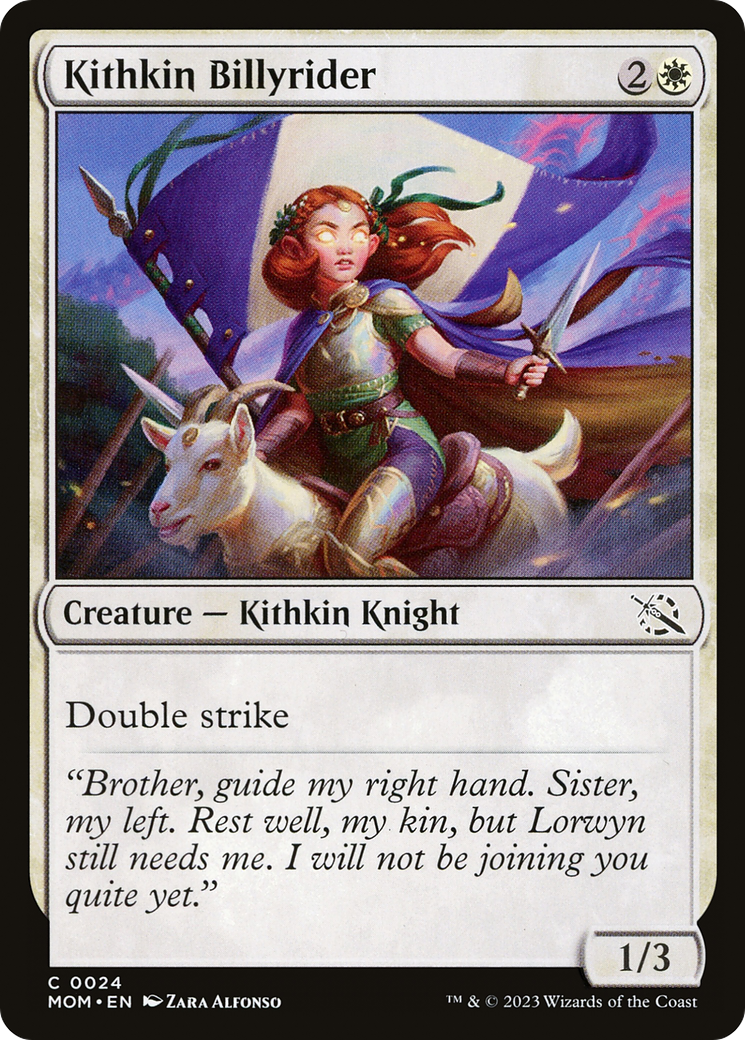 Magic: The Gathering - Kithkin Billyrider Foil - March of the Machine