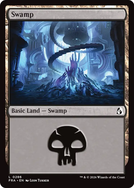 Magic: The Gathering - Swamp #286 Foil - Reality Fracture