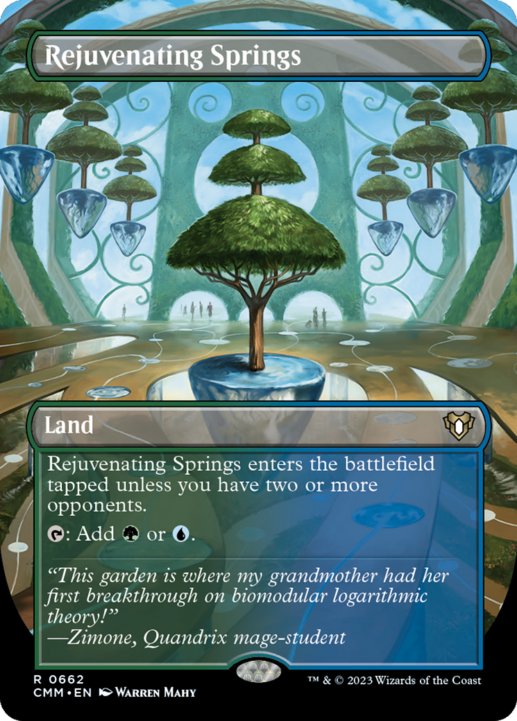 Magic: The Gathering - Rejuvenating Springs Foil - Commander Masters