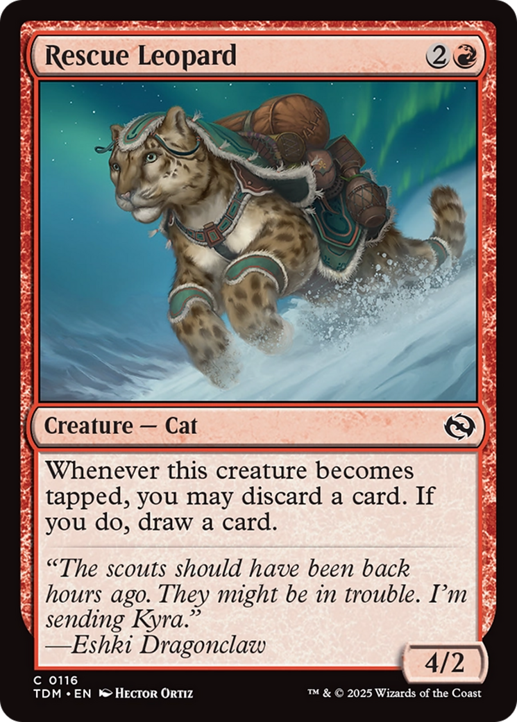 Magic: The Gathering - Rescue Leopard - Tarkir: Dragonstorm