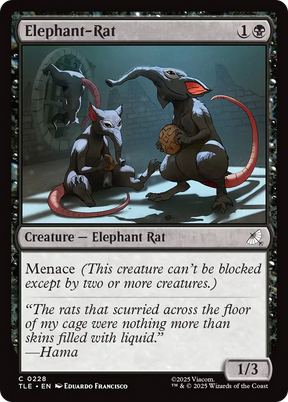 Magic: The Gathering - Elephant-Rat Foil - Avatar: The Last Airbender Eternal