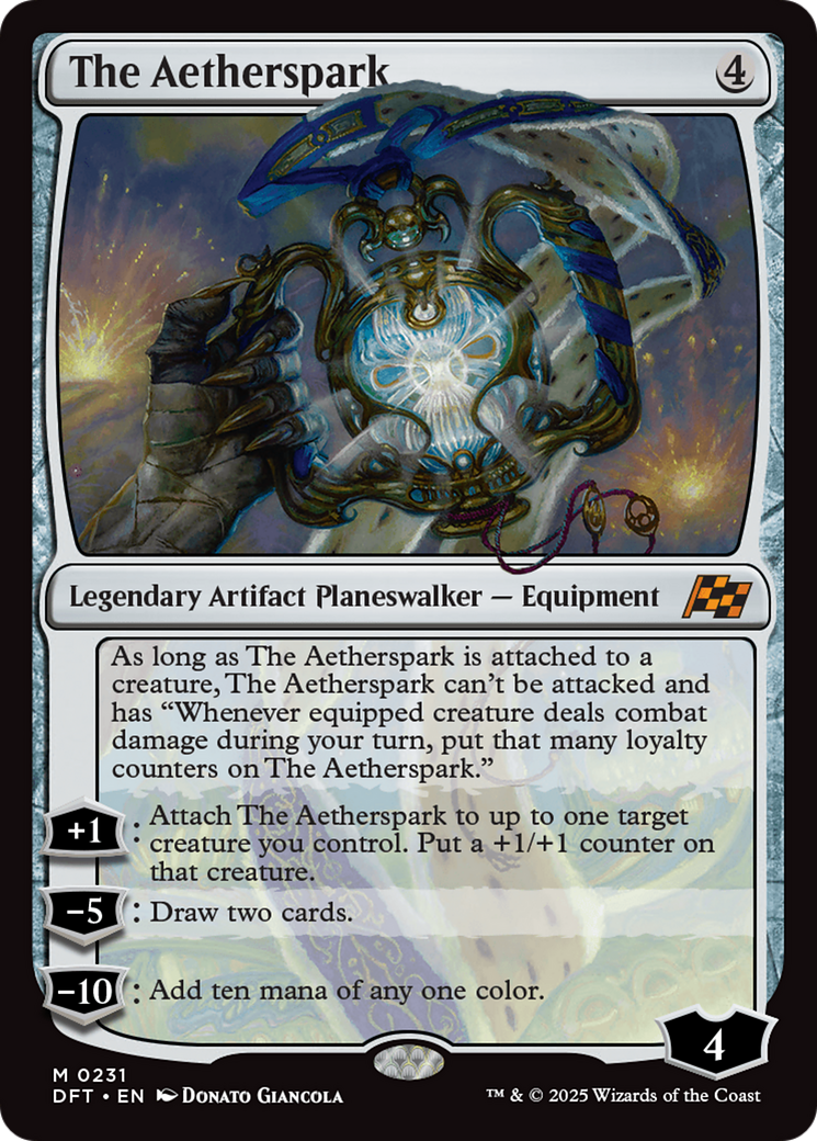 Magic: The Gathering - The Aetherspark Foil - Aetherdrift