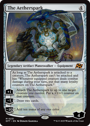 Magic: The Gathering - The Aetherspark Foil - Aetherdrift