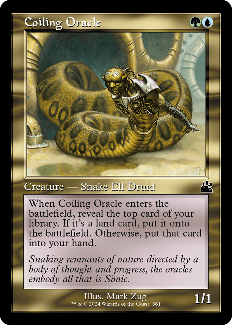 Magic: The Gathering - Coiling Oracle - Ravnica Remastered
