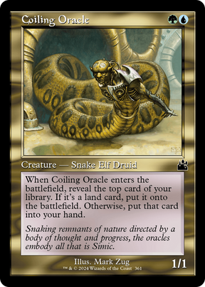 Magic: The Gathering - Coiling Oracle - Ravnica Remastered