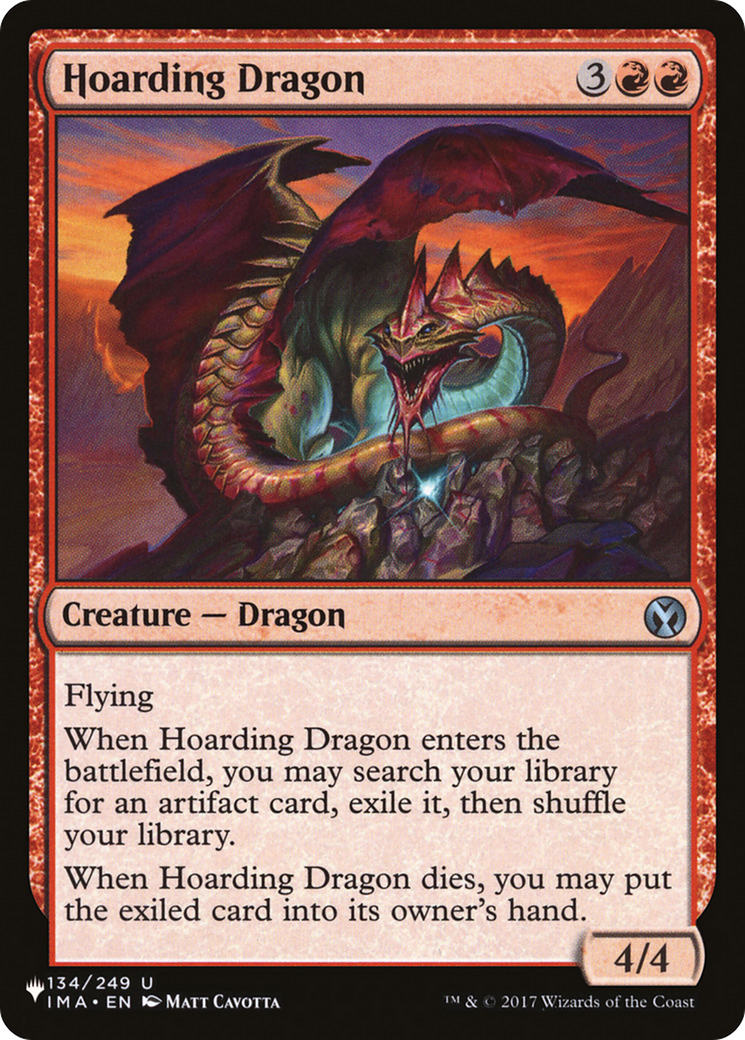 Magic: The Gathering - Hoarding Dragon - The List