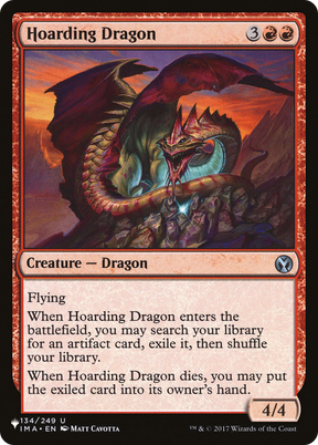 Magic: The Gathering - Hoarding Dragon - The List