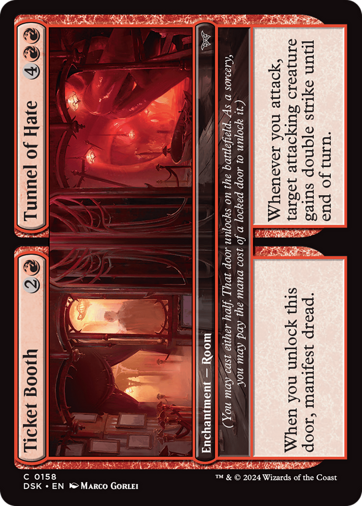 Magic: The Gathering - Ticket Booth // Tunnel of Hate - Duskmourn: House of Horror