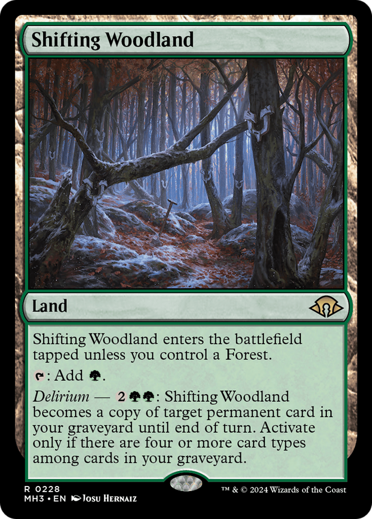 Magic: The Gathering - Shifting Woodland - Modern Horizons 3