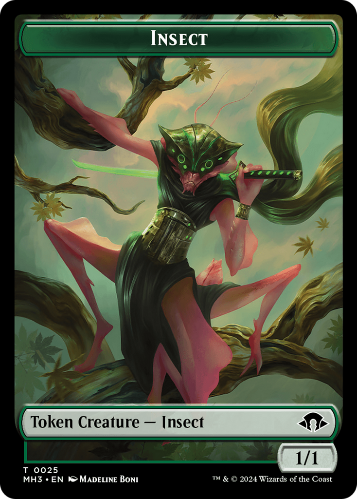 Magic: The Gathering - Insect Token - Modern Horizons 3 Tokens