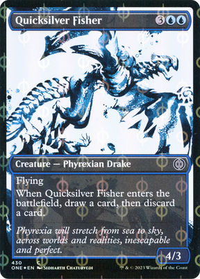 Magic: The Gathering - Quicksilver Fisher Foil - Phyrexia: All Will Be One