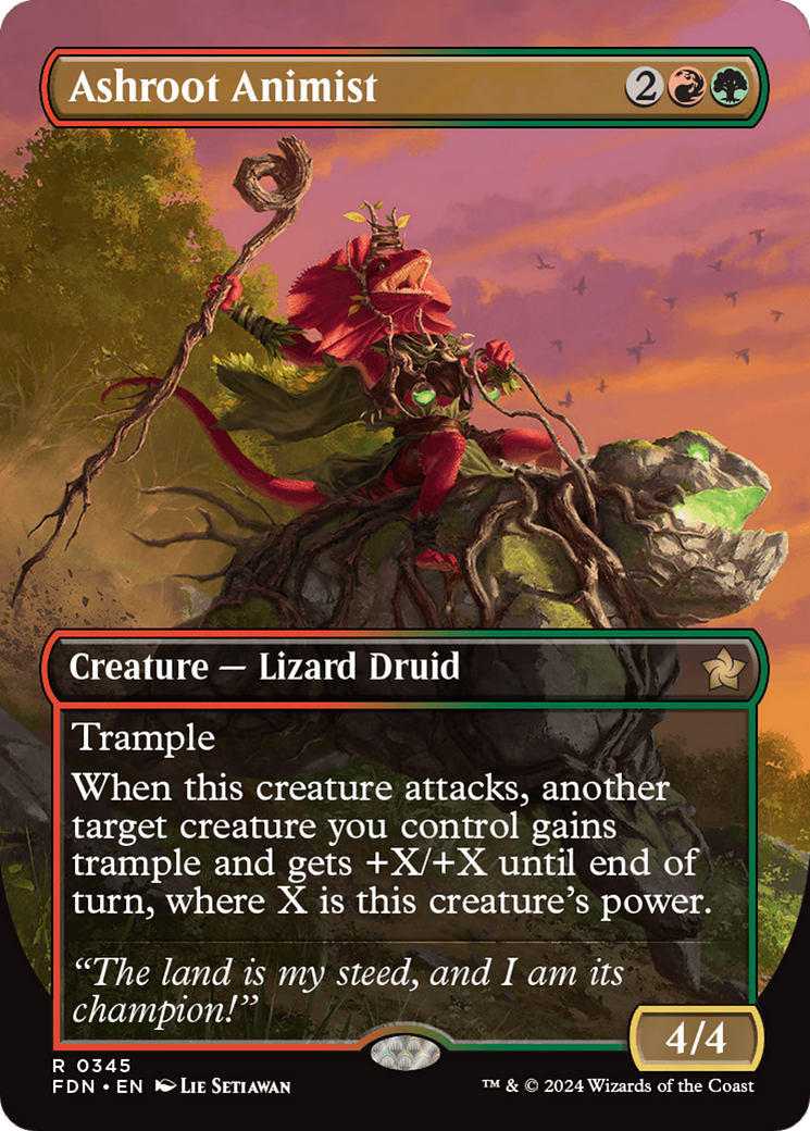 Magic: The Gathering - Ashroot Animist Foil - Foundations