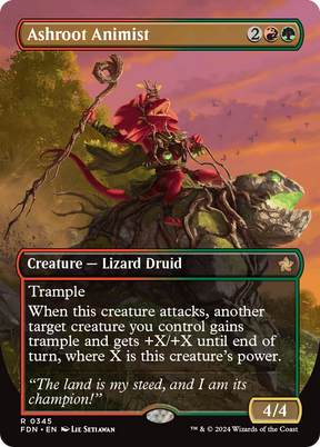 Magic: The Gathering - Ashroot Animist Foil - Foundations