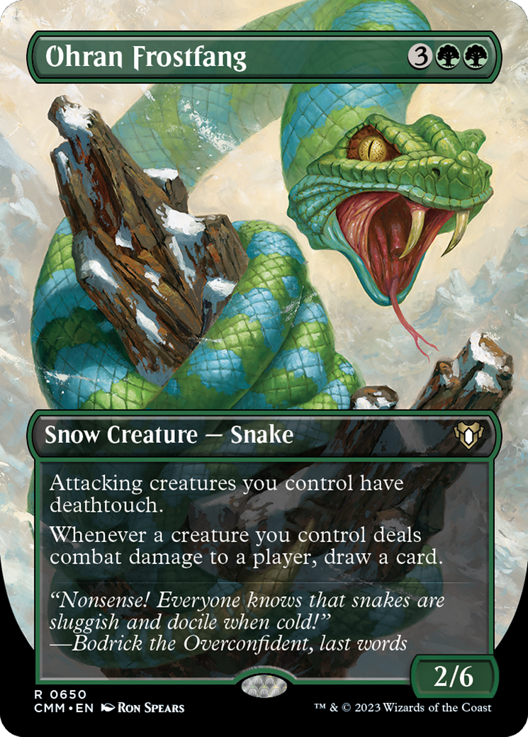 Magic: The Gathering - Ohran Frostfang - Commander Masters