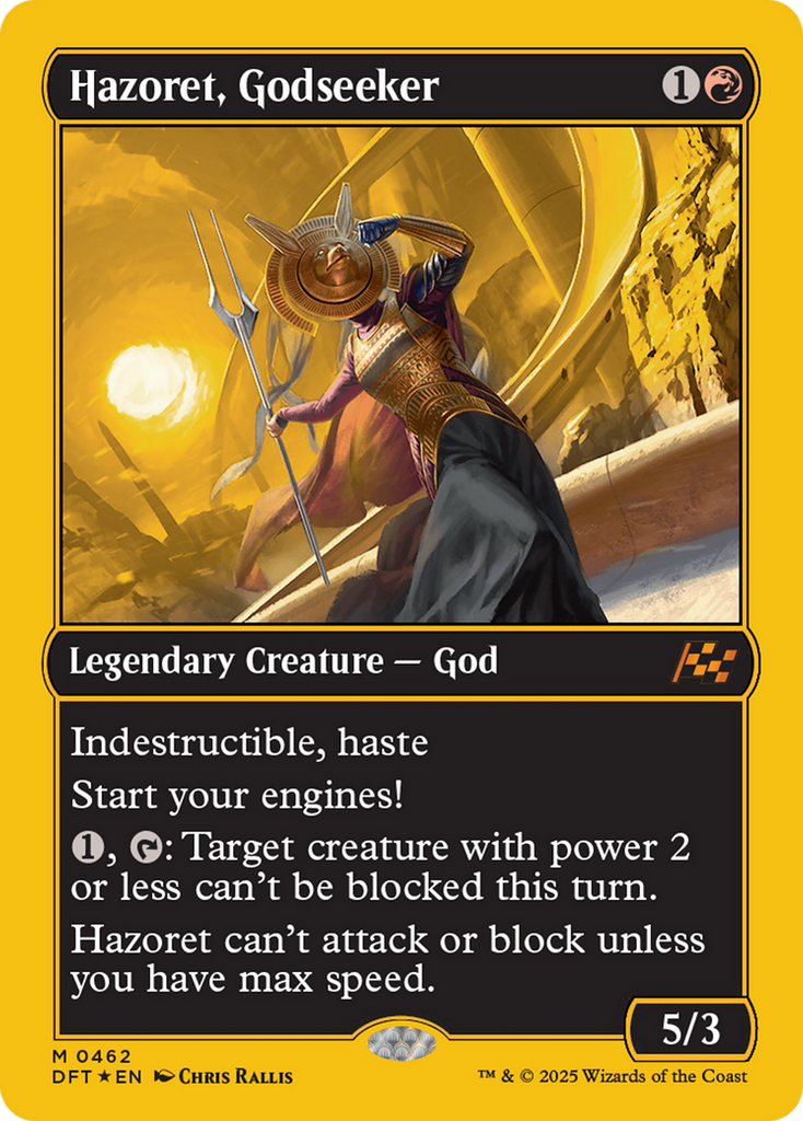 Magic: The Gathering - Hazoret, Godseeker Foil - Aetherdrift