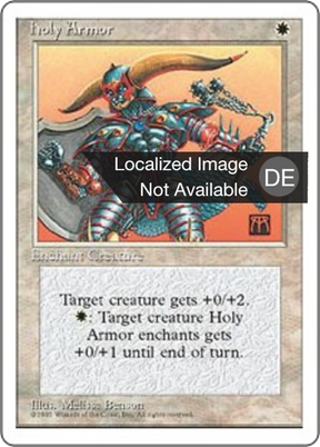 Magic: The Gathering - Heilige Rüstung - Fourth Edition