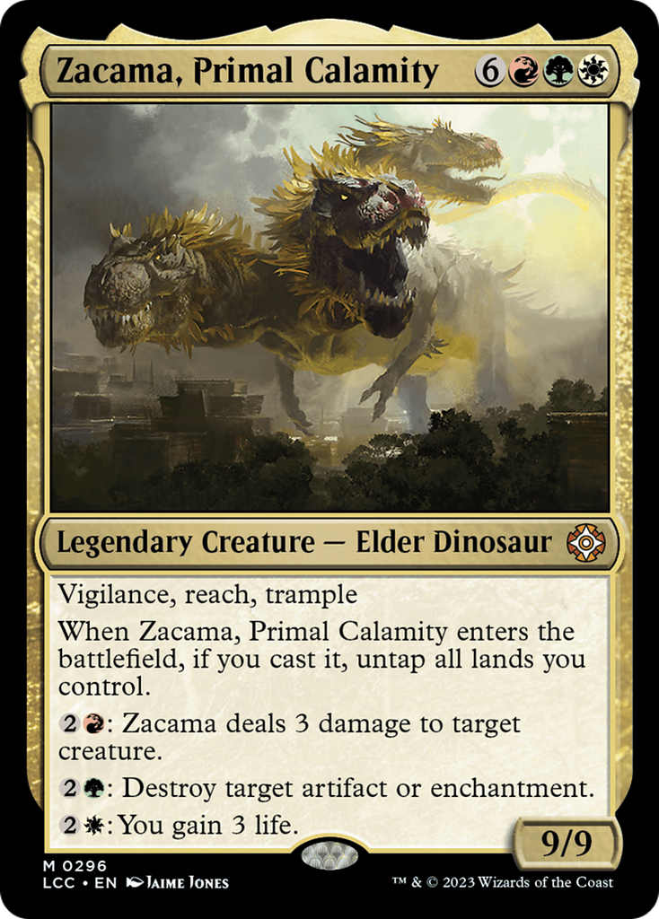 Magic: The Gathering - Zacama, Primal Calamity - The Lost Caverns of Ixalan Commander