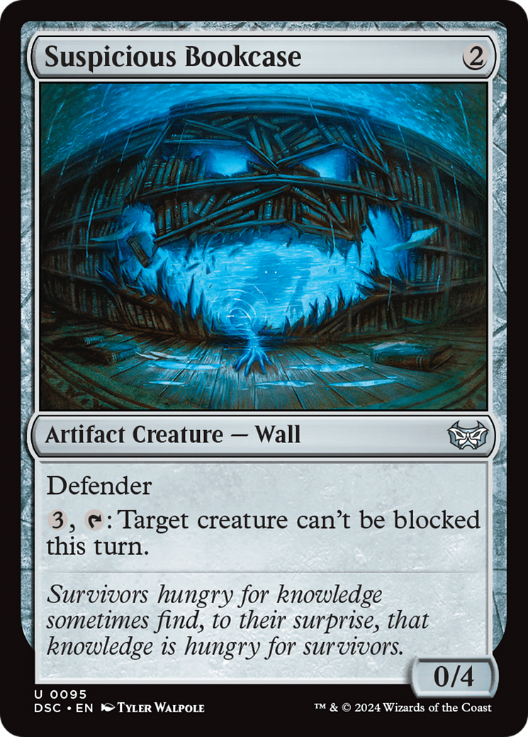 Magic: The Gathering - Suspicious Bookcase - Duskmourn: House of Horror Commander