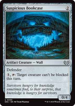 Magic: The Gathering - Suspicious Bookcase - Duskmourn: House of Horror Commander