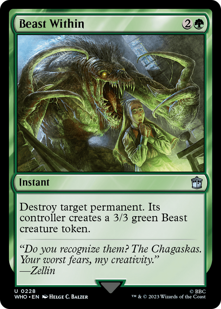 Magic: The Gathering - Beast Within - Doctor Who