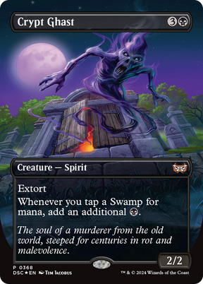 Magic: The Gathering - Crypt Ghast Foil - Duskmourn: House of Horror Commander