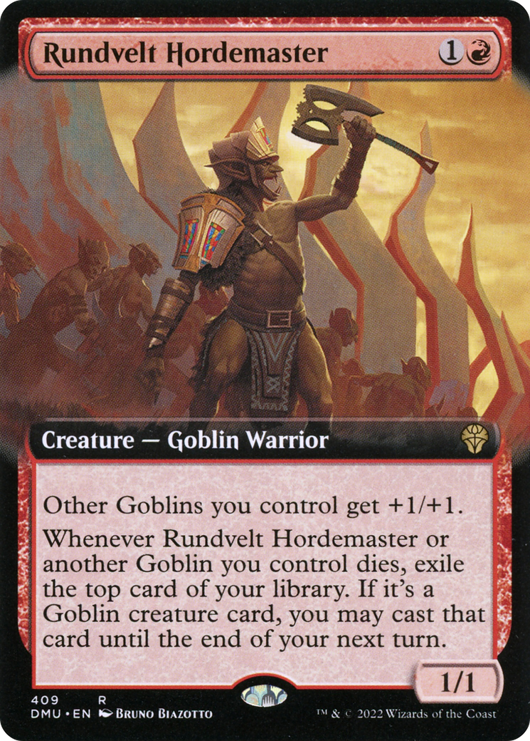 Magic: The Gathering - Rundvelt Hordemaster Foil - Dominaria United