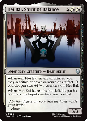 Magic: The Gathering - Hei Bai, Spirit of Balance - Avatar: The Last Airbender