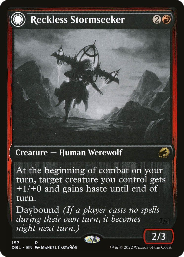 Magic: The Gathering - Reckless Stormseeker // Storm-Charged Slasher - Innistrad: Double Feature